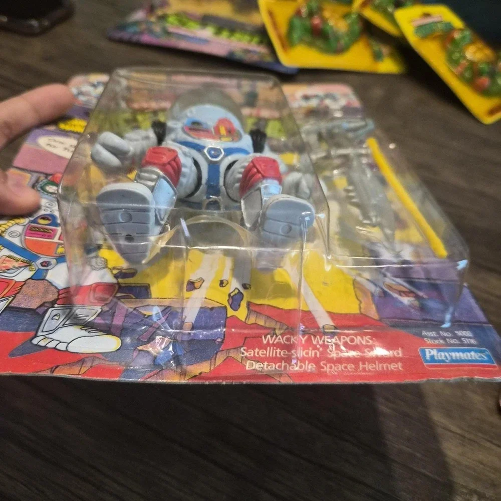 Rare 1990 TMNT Raph the Space Cadet MOC Vintage Playmates Teenage Mutant...